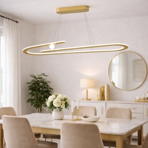 LUNA 265 LUSTER 60W 3000K MESING - Img 3