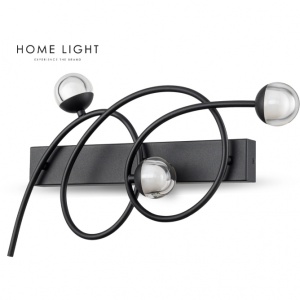 LUNA 323 ZIDNA LAMPA 11W 3000K CRNA - Img 2