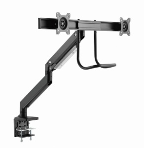 MA-DA2-04 * Gembird Podesivi stoni drzac za dva monitora, tilt, 17-32 max.2x8kg - Img 1