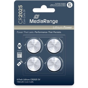 MediaRange Germany baterije CR2025 / 160mAh, 3V - pakovanje 1/4