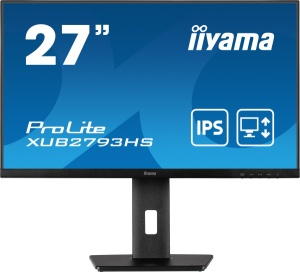 Monitor 27" Iiyama XUB2793HS-B7 IPS 1920x1080/100Hz/1ms/HDMI/DP/zvučnici/pivot - Img 1