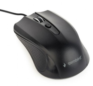 MUS-4B-01L Gembird Opticki mis 800-1200Dpi 4-button black 99mm USB kabl 1,8m - Img 3