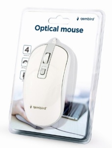 MUS-4B-06-WS Gembird Opticki mis 800-1200Dpi 4-button 99mm white/silver USB - Img 3