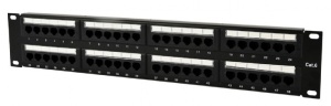 NPP-C648CM-001 Gembird Cat.6 48 port patch panel with rear cable management - Img 1