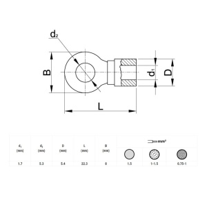 Okasta stopica 5,3mm - Img 2