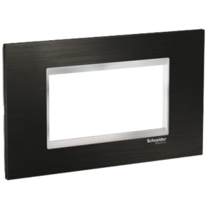 Okvir inox 4M crni-hrom LMR7734038 - Img 2