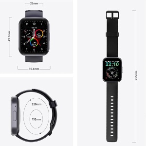 Oukitel BT103 Smart Watch 300mAh/Heart rate/SpO2/Crni - Img 3
