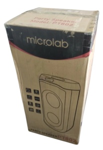 OUTLET - Microlab - PT802W karaoke zvucnik 200W, Bluetooth,LED, 11,1V/4400mAh,TWS, Aux, USB,mic - Img 3
