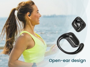 OWS-01-BK Gembird bluetooth V5 open-ear slusalice, TWS, black - Img 2