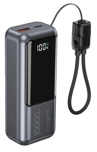 PB10-PD20-LCD-02 Gembird 20W Kompaktna baterija za brzo punjenje sa LCD ekranom, 10000 mAh - Img 3