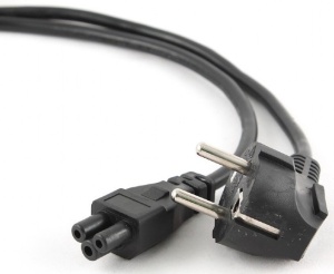 PC-186-ML12-3M Gembird Detelina C5 napojni kabl za notebook, VDE certifikat 3m - Img 2