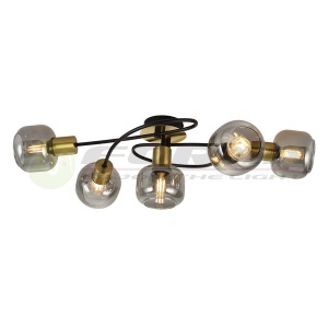 Plafonska lampa FE408-5 BK+SG - Img 2