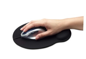 Podloga za miša Manhattan Wrist-Rest 434362, black - Img 2
