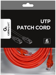 PP6U-3M/R Gembird Mrezni kabl, CAT6 UTP Patch cord 3m red - Img 3