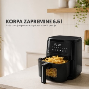 PROSTO friteza na vruć vazduh - air fryer, 6.5l, 1600W - Img 2
