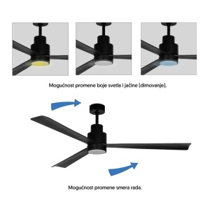 PROSTO plafonski ventilator sa LED svetlom 132cm - Img 2