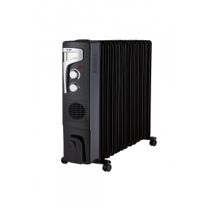 RAF R.1329B ULJNI RADIJATOR SA VENTILATOROM 13 REBARA CRNI 2900W - Img 3