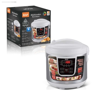 RAF R.166W MULTICOOKER BELA/INOX 900W 6L - Img 2