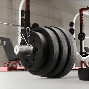 REBEL ACTIVE Bitumenski olimpijski tegovi ploče set 2x7.5kg / 51mm RBA-2139 - Img 4