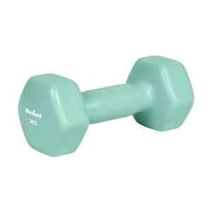 REBEL ACTIVE Bučice tegovi za ruke HEX liveni vinilni par 2x3kg RBA-2340-3 - Img 3