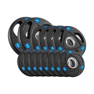 REBEL ACTIVE Gumirani liveni olimpijski tegovi ploče set 30kg / 51mm RBA-2113