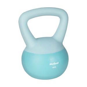REBEL ACTIVE Meka vinilna girja (Soft Kettlebell) rusko zvono 4kg RBA-2333-04