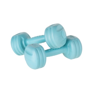 REBEL ACTIVE Set bučica sa gumenom oblogom, ukupno 20 kg 2x1kg + 2x2kg + 2x3kg + 2x4kg RBA-2310 - Img 3
