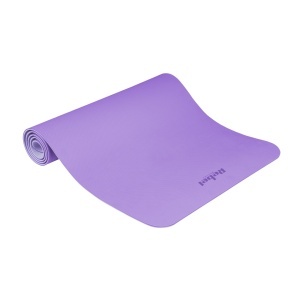 REBEL ACTIVE Strunjača prostirka za jogu, pilates i fitnes 183x61 cm debljina 4 mm TPE ljubičasta RBA-3157-2PU