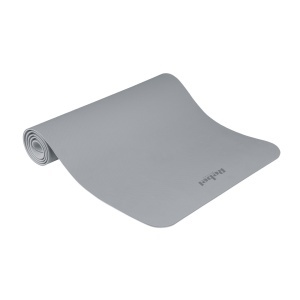 REBEL ACTIVE Strunjača prostirka za jogu, pilates i fitnes 183x61 cm debljina 4 mm TPE siva RBA-3157-2GY