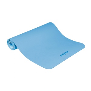 REBEL ACTIVE Strunjača prostirka za jogu, pilates i fitnes 183x61cm 6 mm TPE plava RBA-3152-2BL