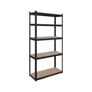 REBEL Metalna montazna polica crna 180x90x40cm RB-1251B