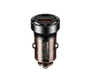 REMAX Auto punjač 1XUSB+1XTIP C QC 30W RCC338 crni - Img 2