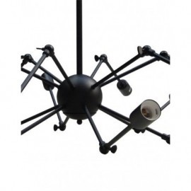 RUSTIK 82 LUSTER 12*E27 BLACK - Img 3