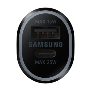 SAMSUNG Auto punjač EP-L4020-NBE 15W+25W Type A+Type C CRNI
