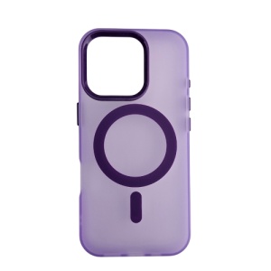 Silikonska futrola Magsafe FLURO COLOR Iphone 16 PRO LJUBIČASTA