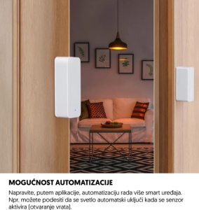 SMART senzor za vrata i prozore, WIFI, Tuya app, WFS-D06 - Img 3
