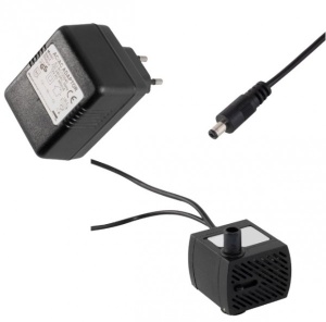Sobna fontana 47.8cm WF02 mini fontana sa toplo belim LED osvetljenjem 305x478x255mm - Img 3