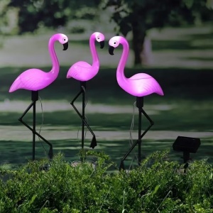 Solarna baštenska lampa "flamingo" - 3 kom. - Img 2