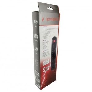 SPG5-C-15 (3G1.5) Gembird produzni kabl sa zastitom 5 uticnica 4.5m black - Img 2