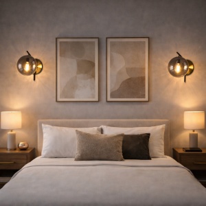 TALIA 28 ZIDNA LAMPA 1*E14 CRNA/BAKAR - Img 4
