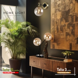 TALIA 46 STONA LAMPA 2*G9 CRNA/BAKAR - Img 2