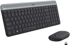 Tastatura + Miš Logitech MK470 US Slim Wireless 920-009204 - Img 2