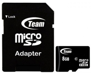 TeamGroup MICRO SDHC 8GB CLASS 10+SD Adapter TUSDH8GCL1003 - Img 2