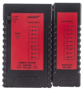 Tester LAN Noyafa NF-468 za kablove RJ11, RJ12, RJ45, cat5E, cat 5, 10/100 base-t, at / t 258 a - Img 2