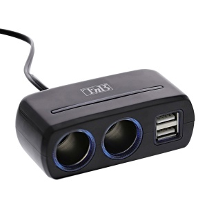 TNB ACGP035221 PRODUŽNI ZA AUTO Punjač, 2xUSB-A 30W+ 2x12V