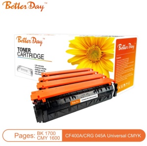 Toner BetterDay CF401A CRG045A 201A C M252 zam. kaseta za HP Cyan 1.6k - Img 2