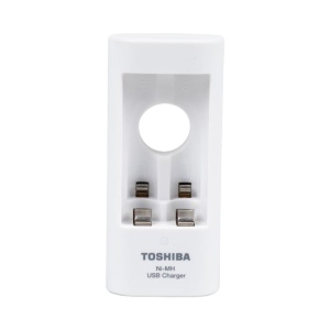 TOSHIBA USB punjač za Ni-MH akumu. AA, AAA + 4 punjiva akum. AA 2000mAh - Img 2