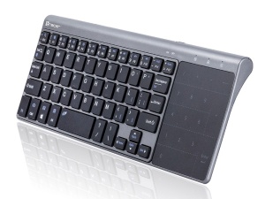 TRACER Bezicna multimedijalna tastatura sa touchpad -om low profile keys crna siva RF 2,4 Ghz - Img 3