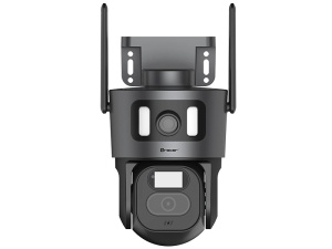 TRACER Spoljna WiFi IP kamera 2x3MP QXGA rotirajuća 355° IP66 crna Patrol BKK360-2 - Img 2