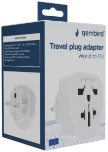 Travel adapter A-AC-EUMINTF Gembird EU suko 10A - Img 3